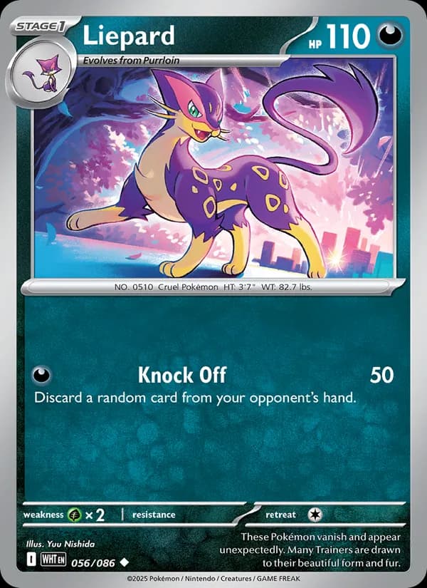 Liepard — White Flare, Uncommon