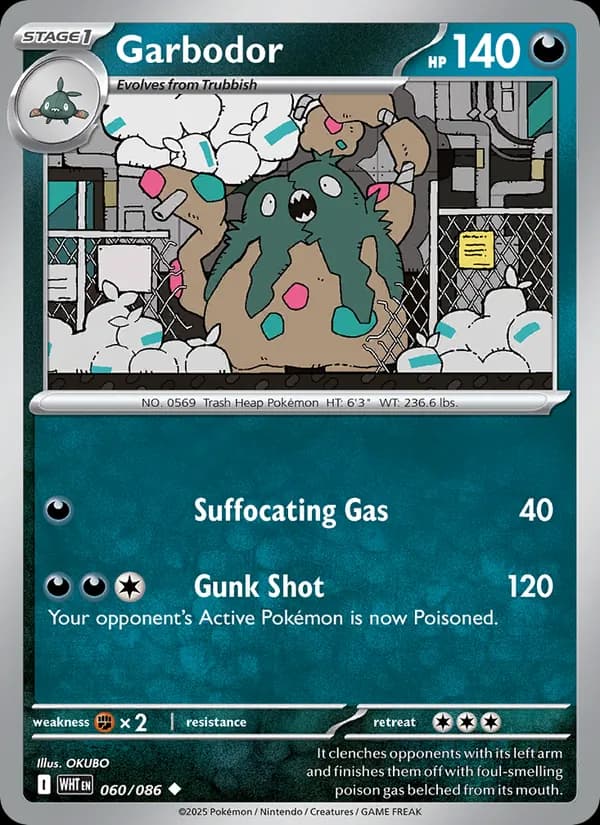 Garbodor — White Flare, Uncommon