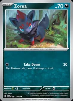 Zorua — White Flare — Common
