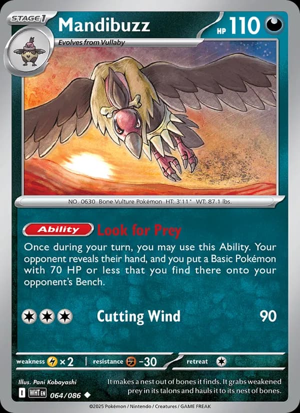 Mandibuzz — White Flare, Uncommon