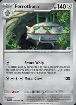 Ferrothorn — White Flare — Uncommon
