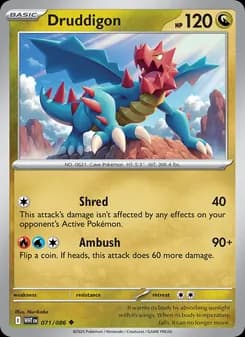 Druddigon — White Flare — Uncommon