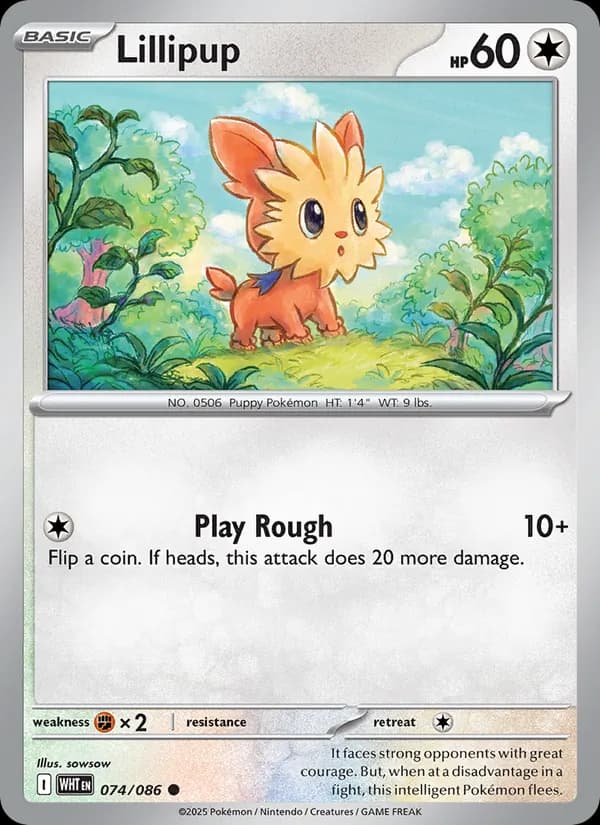 Lillipup — White Flare, Common