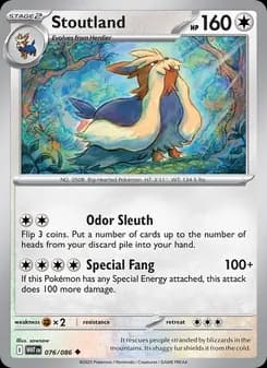 Stoutland — White Flare — Uncommon
