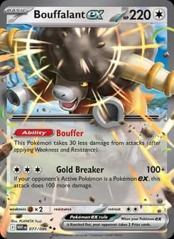 Bouffalant ex — White Flare — Double rare