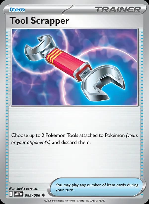 Tool Scrapper — White Flare, Uncommon