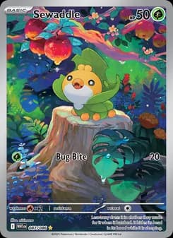 Sewaddle — White Flare — Illustration rare