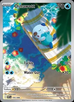 Oshawott — White Flare — Illustration rare