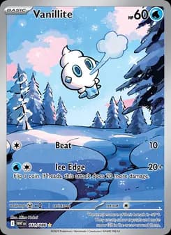 Vanillite — White Flare — Illustration rare