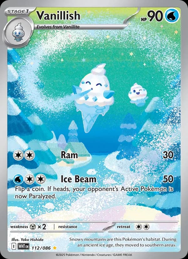 Vanillish — White Flare, Illustration rare