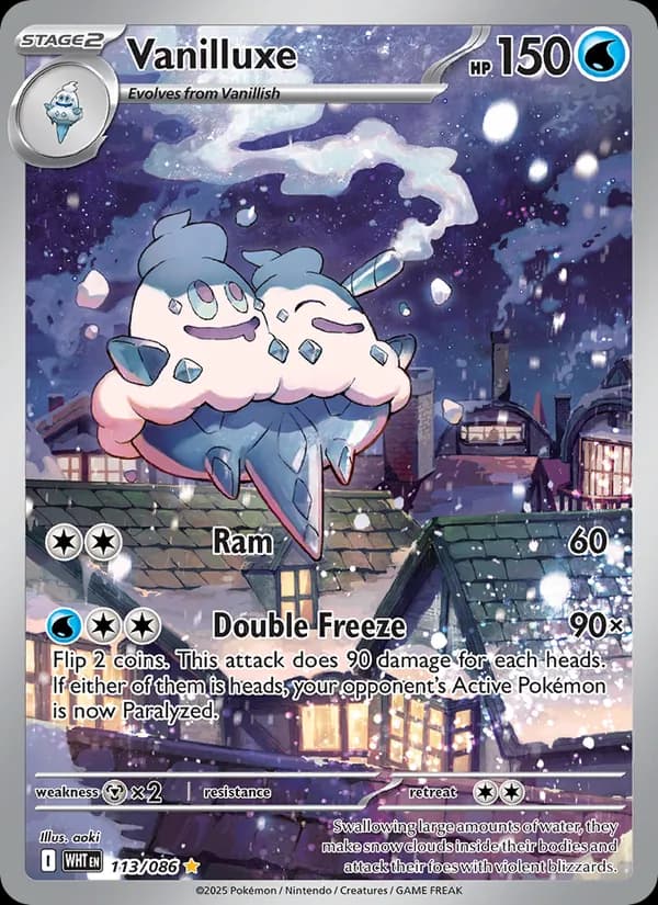 Vanilluxe — White Flare, Illustration rare