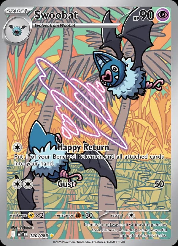 Swoobat — White Flare, Illustration rare