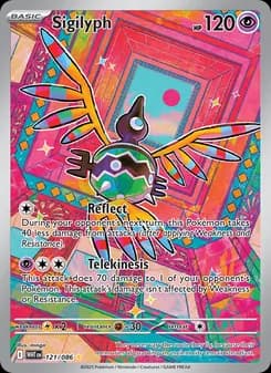 Sigilyph — White Flare — Illustration rare