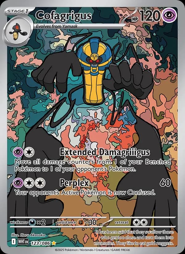 Cofagrigus — White Flare, Illustration rare