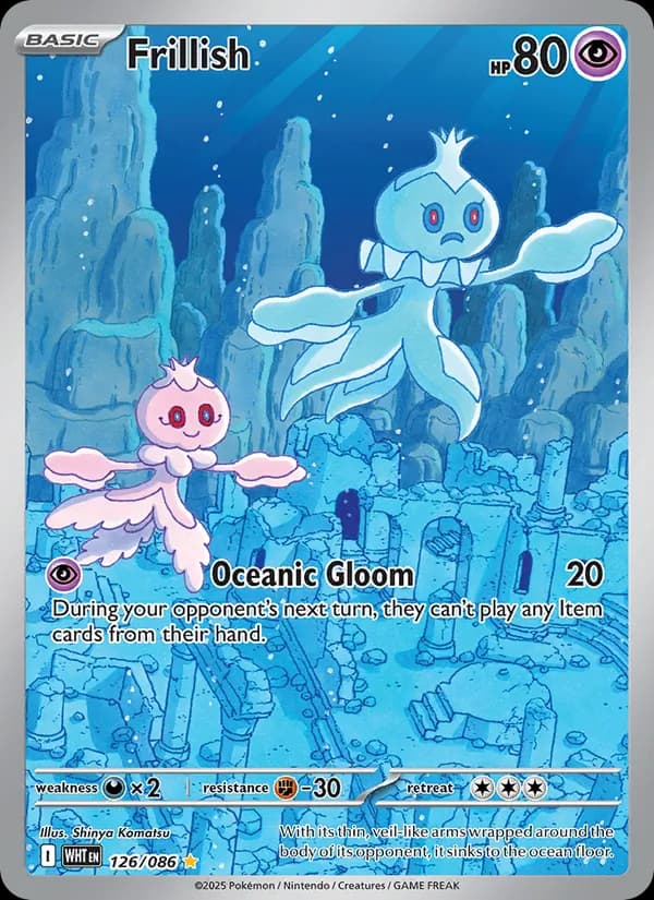 Frillish — White Flare, Illustration rare