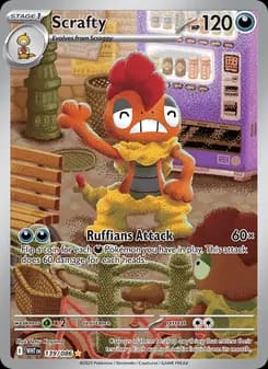 Scrafty — White Flare — Illustration rare