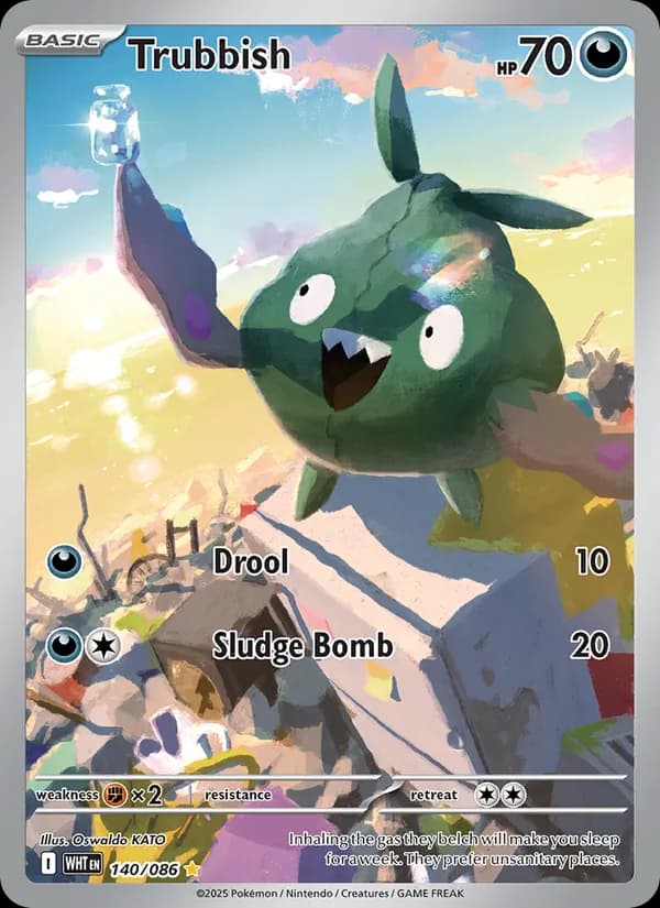 Trubbish — White Flare, Illustration rare