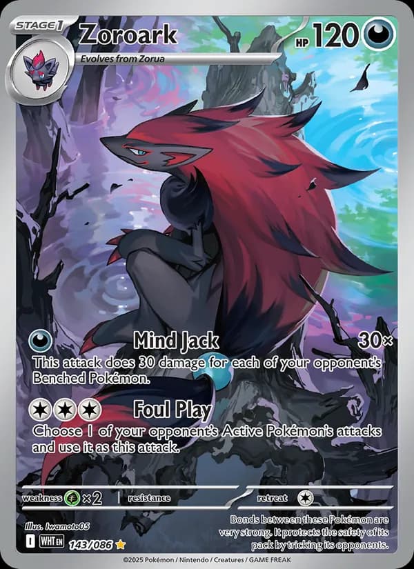 Zoroark — White Flare, Illustration rare