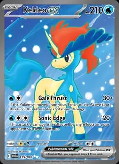 Keldeo ex — White Flare — Ultra Rare