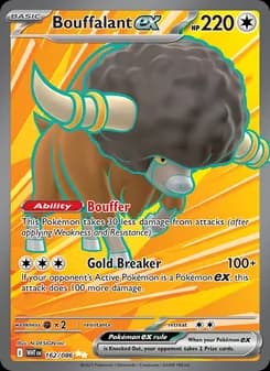 Bouffalant ex — White Flare — Ultra Rare