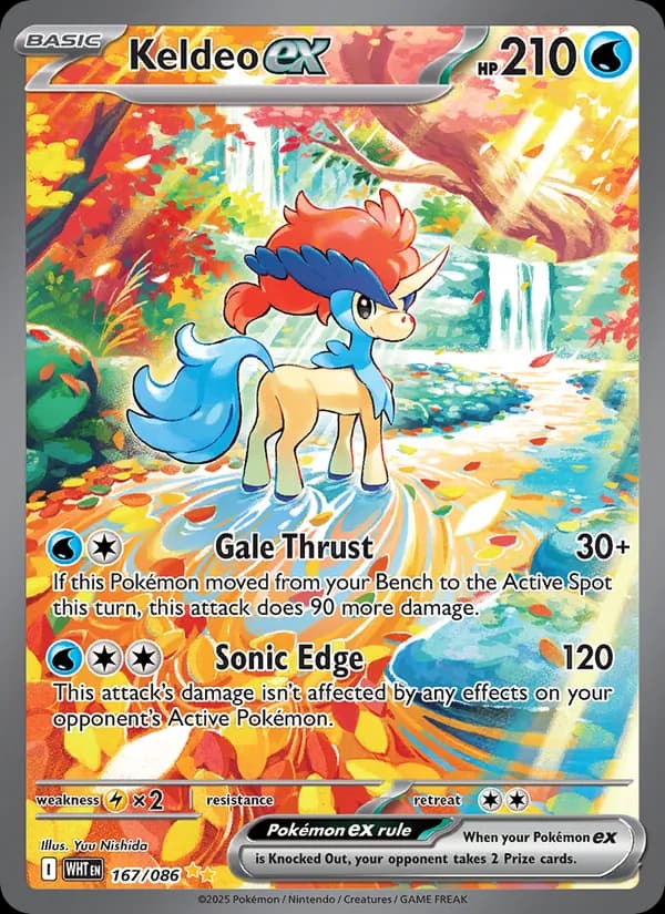 Keldeo ex — White Flare, Special illustration rare