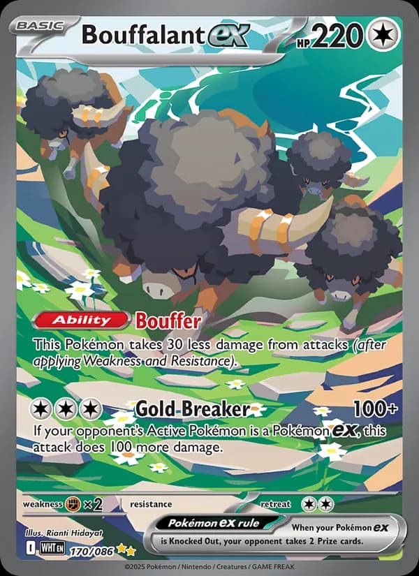 Bouffalant ex — White Flare, Special illustration rare