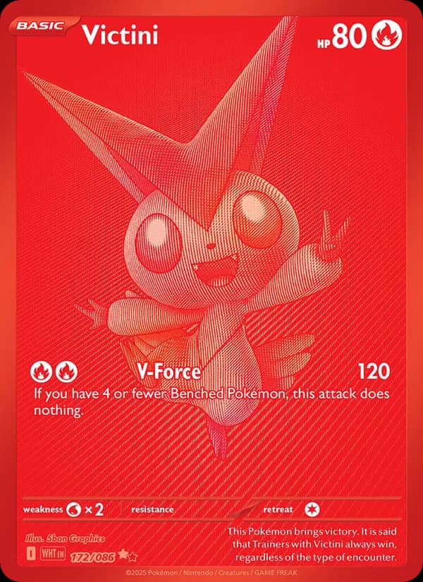 Victini — White Flare, Black White Rare
