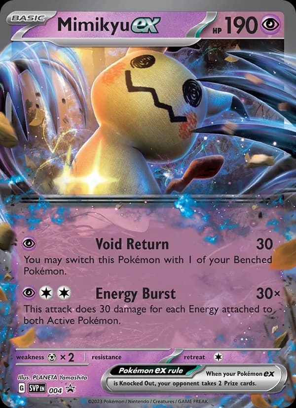 Mimikyu ex — SVP Black Star Promos, None