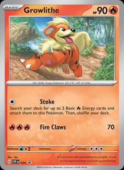Growlithe — SVP Black Star Promos — None