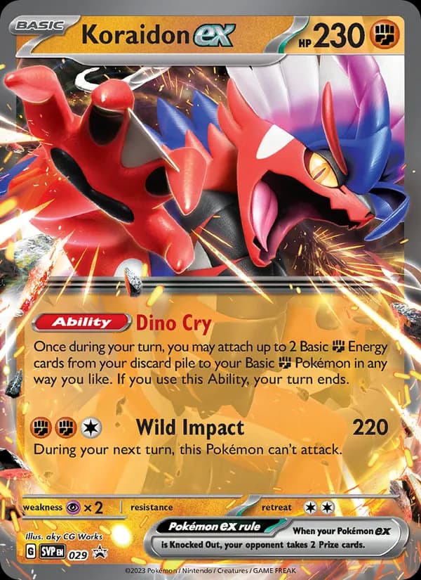 Koraidon ex — SVP Black Star Promos, None