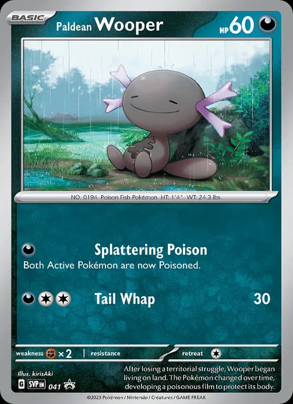 Paldean Wooper — SVP Black Star Promos, None