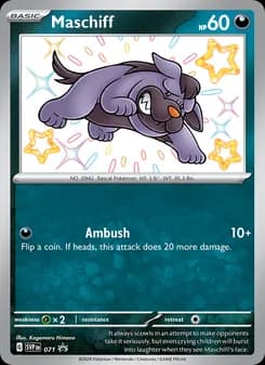 Maschiff — SVP Black Star Promos — None