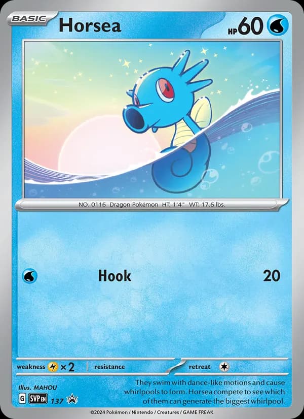 Horsea — SVP Black Star Promos, None