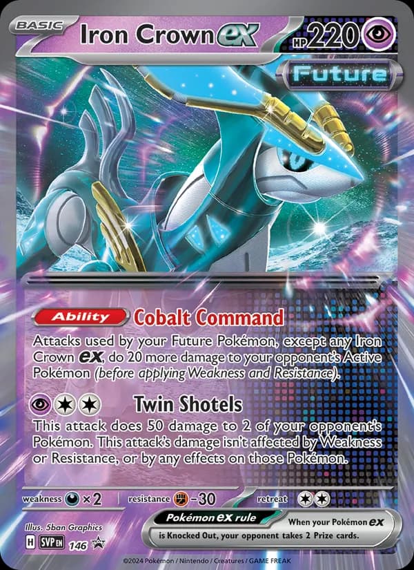 Iron Crown ex — SVP Black Star Promos, None