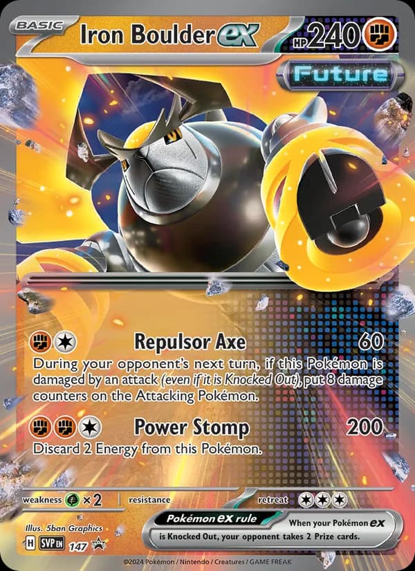 Iron Boulder ex — SVP Black Star Promos, None