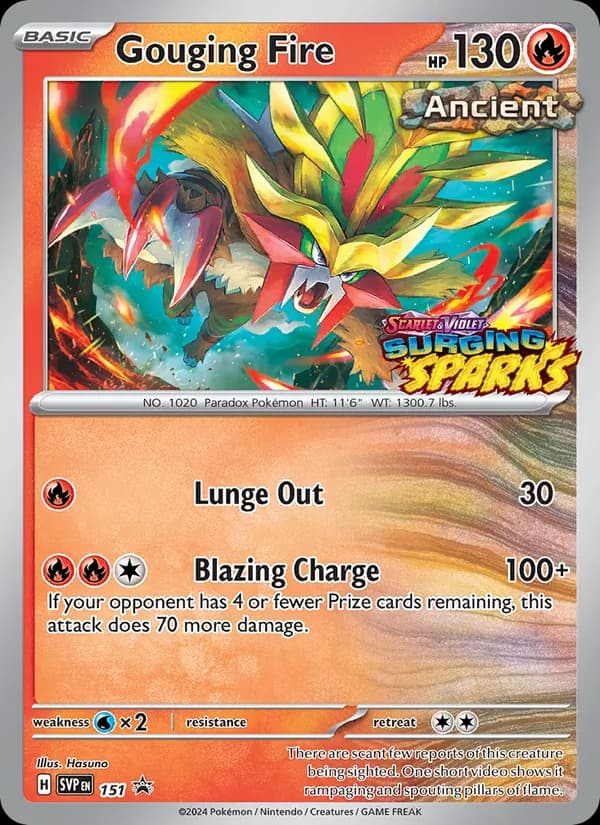 Gouging Fire — SVP Black Star Promos, None