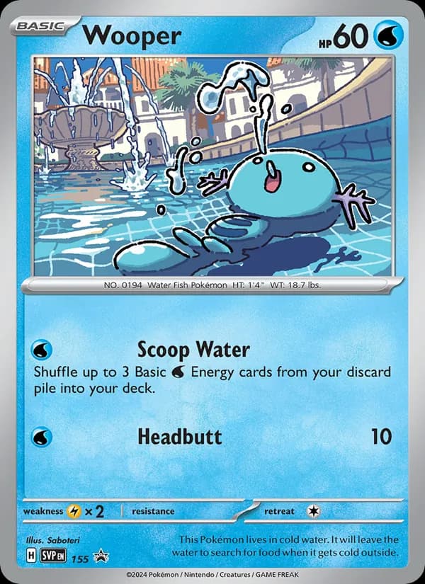 Wooper — SVP Black Star Promos, None