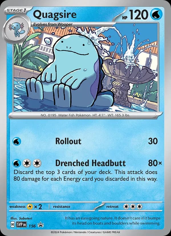 Quagsire — SVP Black Star Promos, None