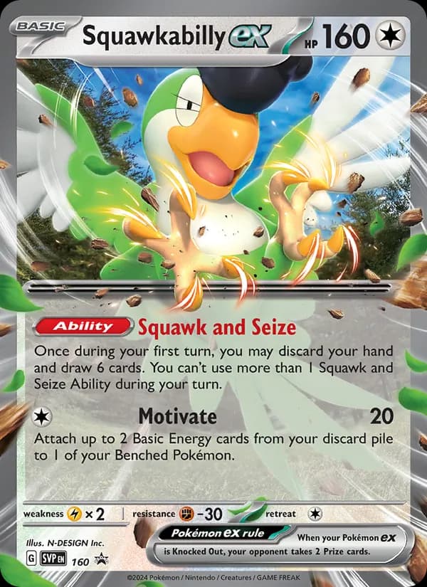 Squawkabilly ex — SVP Black Star Promos, None