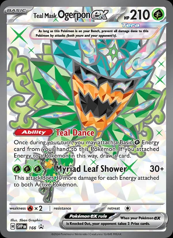 Teal Mask Ogerpon ex — SVP Black Star Promos, None