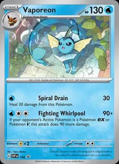 Vaporeon — SVP Black Star Promos — None