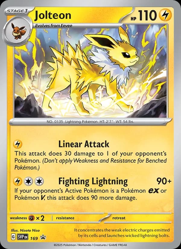 Jolteon — SVP Black Star Promos, None