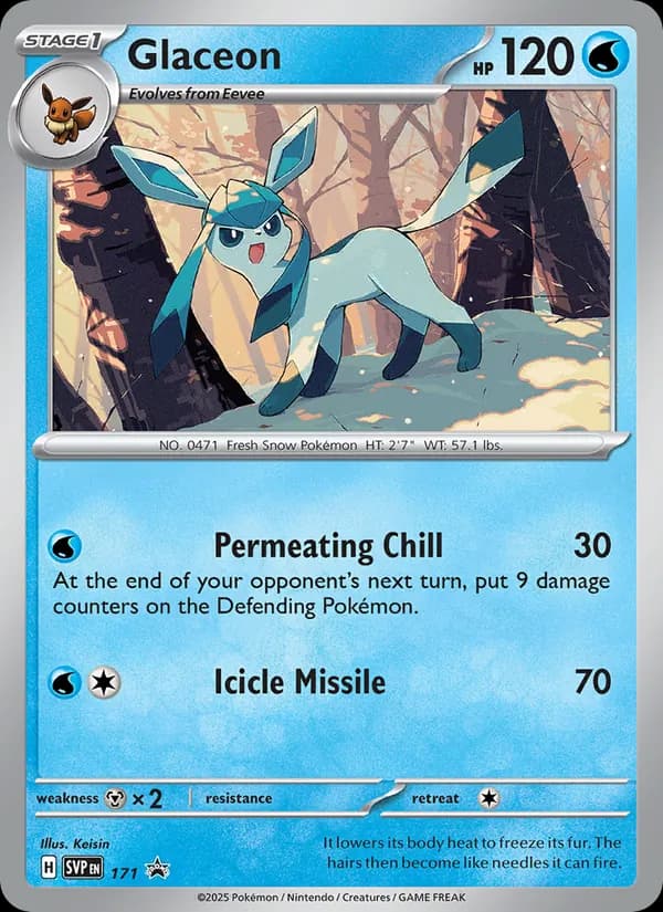 Glaceon — SVP Black Star Promos, None