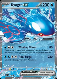 Kyogre ex — SVP Black Star Promos — None