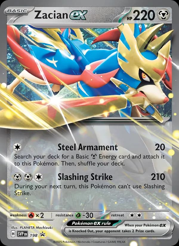 Zacian ex — SVP Black Star Promos, None