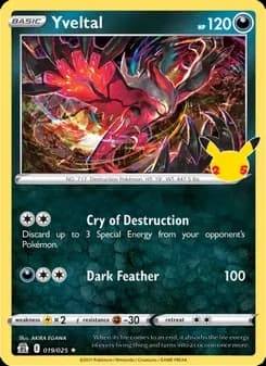 Yveltal — Celebrations — Rare
