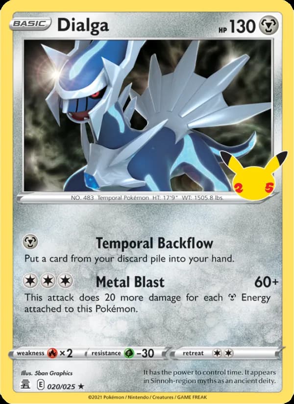 Dialga — Celebrations, Rare