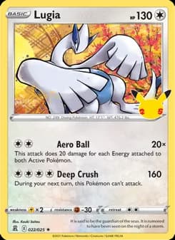 Lugia — Celebrations — Rare