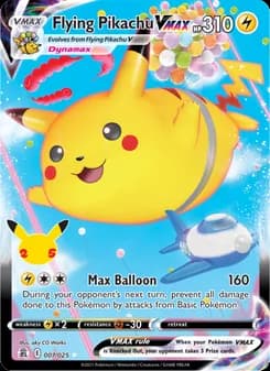 Flying Pikachu VMAX — Celebrations — Holo Rare VMAX