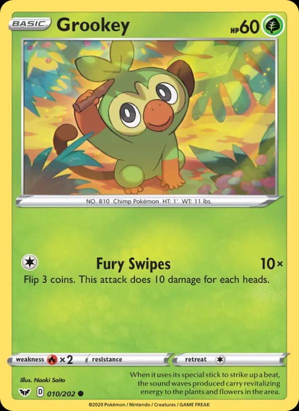 Grookey — Sword & Shield, Common